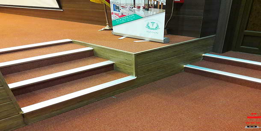 نبشی پله آلومینیومی ساده 