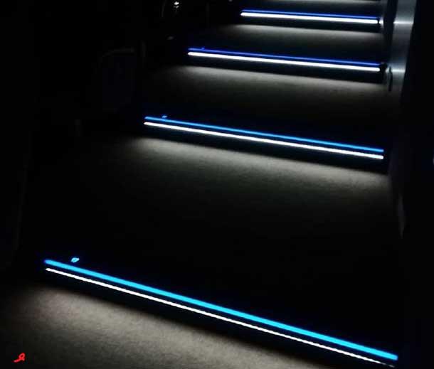 /ترمز پله LED دار دوبل